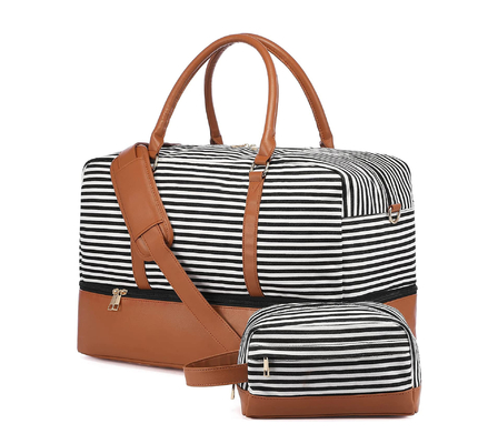 kopen Mensen Canvas Reizing Duffel Bags Bagage Draagbaar op het weekend Tote 16.2x14.5x8 