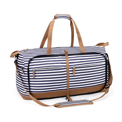 kopen Xxl 100l 60L reis vouwbare duffel tas waterdicht blauwe streep 24.8X11.8X11