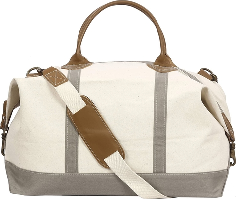kopen Zware Canvas Lederen Reistas met Afneembare Schouderband online manufacture