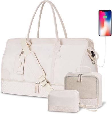 kopen Grote grootte Beige Weekender Overnight Bag Ziekenhuis Reizen Carry On Tote online manufacture