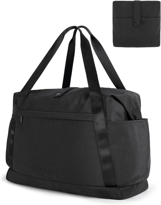 kopen Zwarte vouwbare droge natte reistas lichtgewicht draagbare tas met schouderband online manufacture