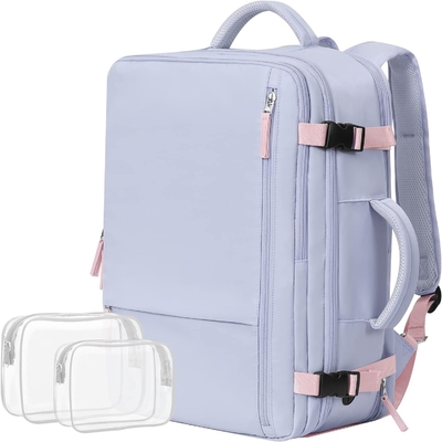 kopen Purper 17,3 inch Laptop Airline goedgekeurd Draag bagage als persoonlijke spullen Weekender Wandelen Reistas voor vrouwen online manufacture