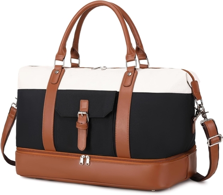 kopen Cavas Weekender Carry on Duffel Travel Bag met lederen schoenen Compartiment voor mannen online manufacture
