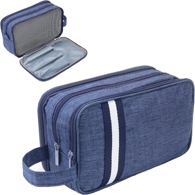 kopen Navy Blue Waterbestendige toiletgoederen organisator Dopp Kit Reisaccessoires Toiletten online manufacture
