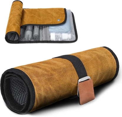kopen Wassed Canvas waterbestendig Compact Duffel Travel Bag Voor Hygiëne Shaving Kit online manufacture