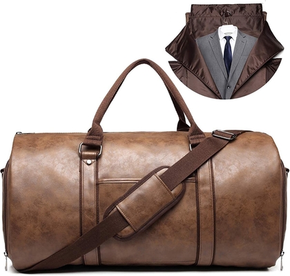 kopen 50L leer Custom Travel Garment Bag Compartment Business Mens Pak ISO900 online manufacture