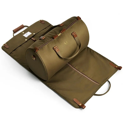 kopen Gepersonaliseerd logo Canvas Convertible kledingstuk Duffel Bag 20 X 16 X 12 inch online manufacture