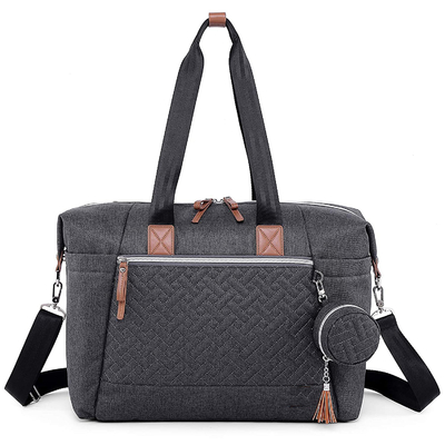 kopen Extra grote luiertas zwart met fopspeen om te wisselen 17x8x12