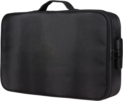 kopen Zwart Kleur Grote opslagcapaciteit Waterdicht Custom Travel Smell Proof Bag Met slot online manufacture