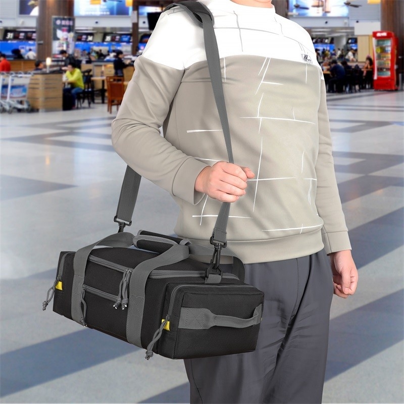 Eenvoudige schouder zware reis duffel tas dragen op 22 x 14 x 9 37x24x14cm