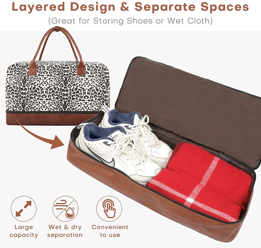 Gym Yoga Duffel Bag met bagage mouw schoenen Workout Fitness 18,9 x 9,8 X 10,2 