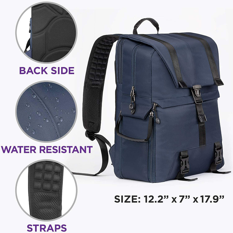 Heavy Duty Water Resistant Grote Laptop En DSLR Camera Custom Travel Backpack Met Tripod Houder
