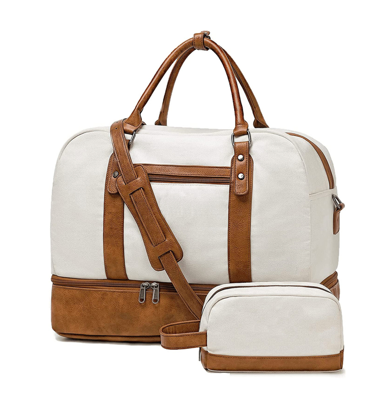Stijlvolle reistassen met laptopcompartiment toiletgoed 19 inch 19.7x9.8x14.6