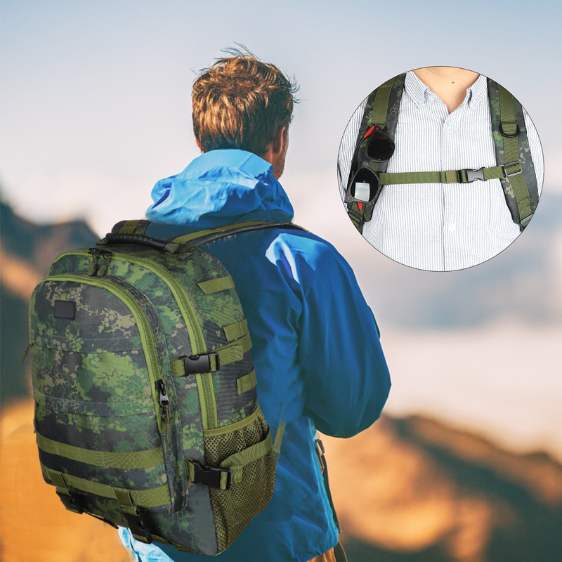 Zwart Grote capaciteit Waterdicht Custom Travel Militaire tactische rugzak met schouderband voor mannen