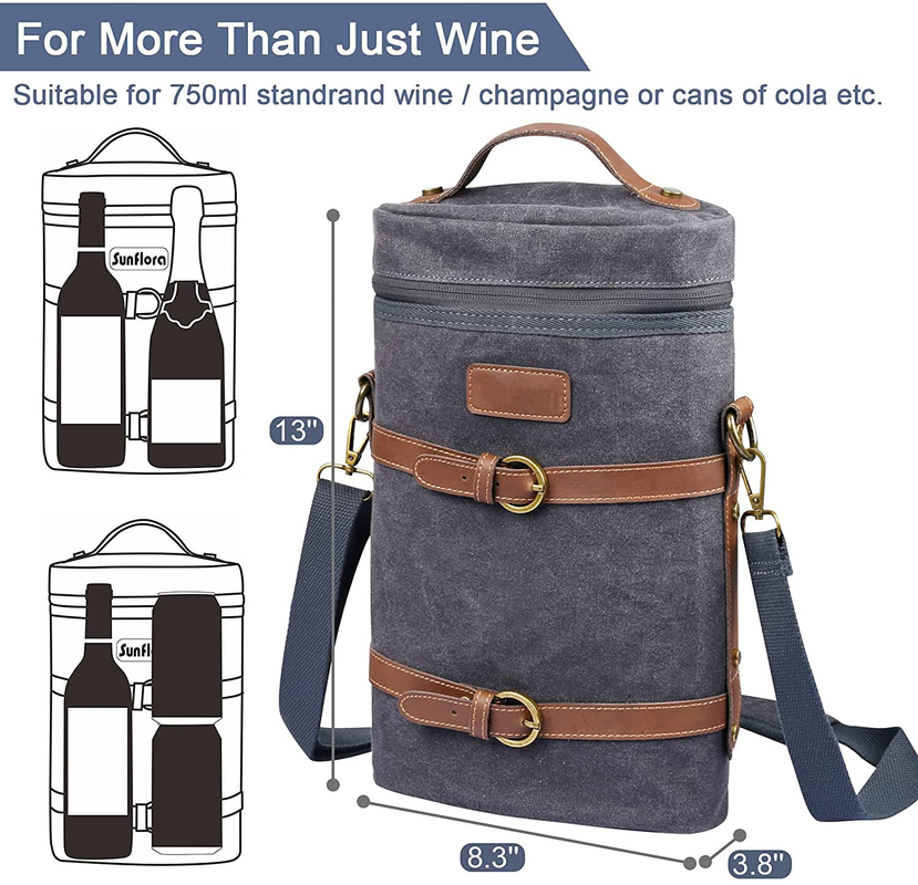 Flexible Picnic Wine Heavy Duty Custom Geïsoleerde Koeler Bag Divider Pad Waterfles 8x3x13