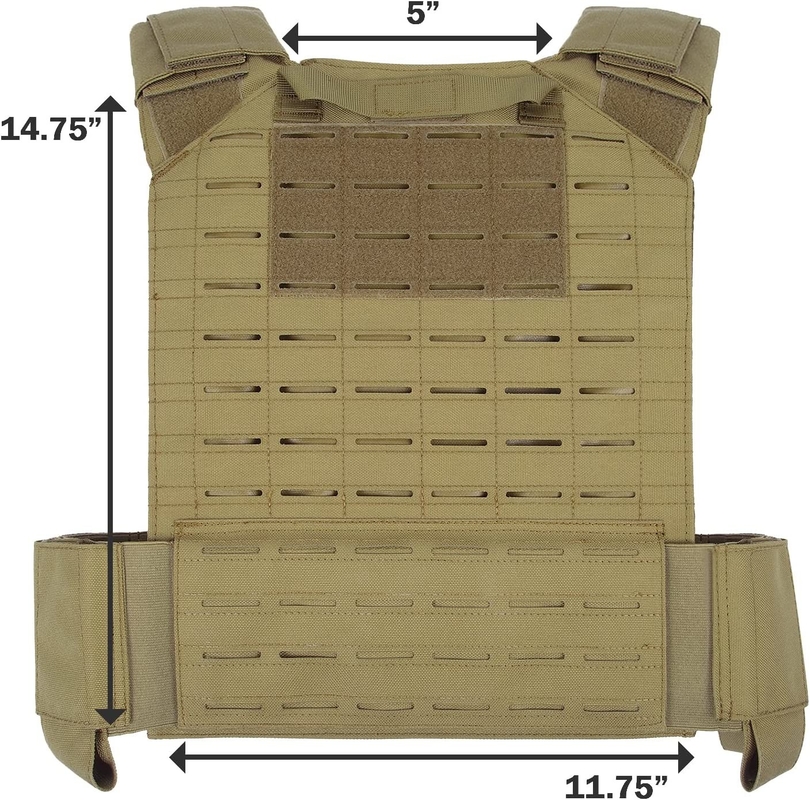 1000D Nylon Cordura Coyote Bruin Krachttraining Gewichte vest Workout 11x14
