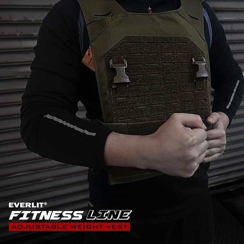 1000D Nylon Cordura Coyote Bruin Krachttraining Gewichte vest Workout 11x14