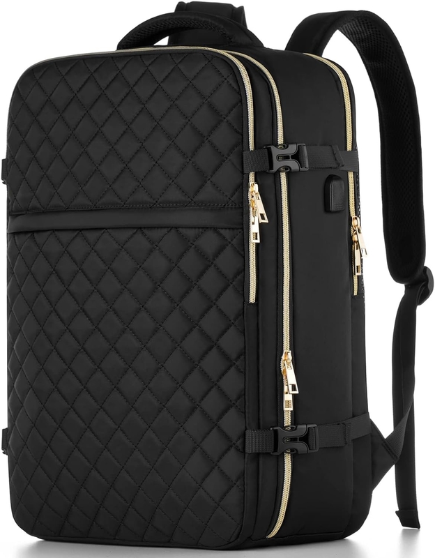 Grote vlucht goedgekeurd Draag waterbestendige anti-diefstal Casual Travel Bag Fit 17 inch laptop met USB oplaadpoort