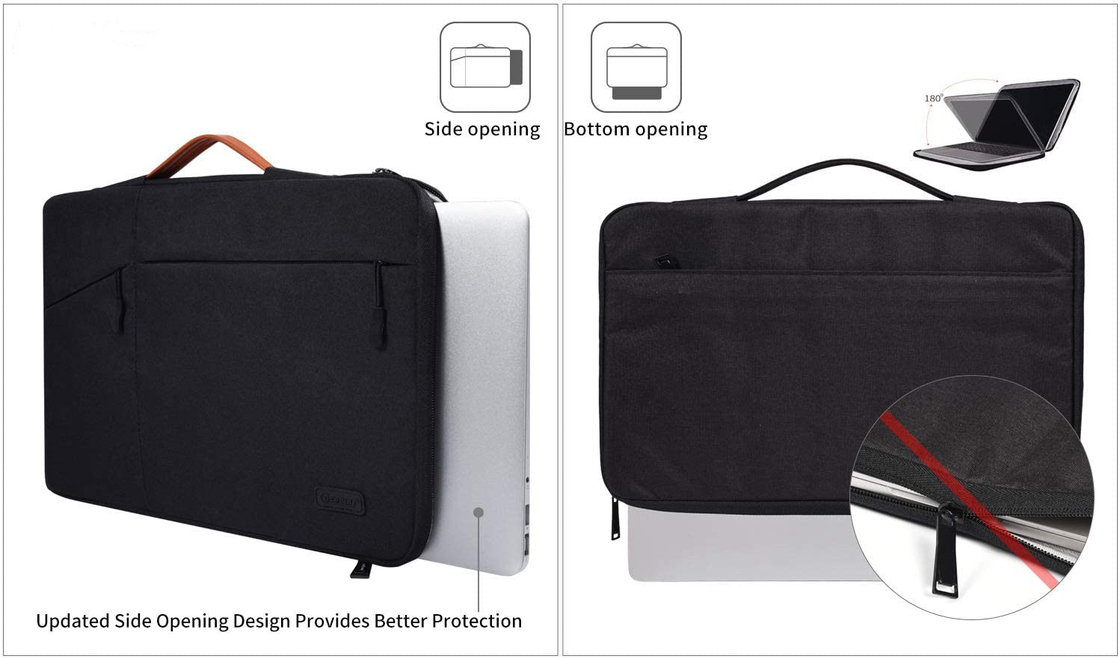 Hand Canvas Business Custom Laptop Tassen Tote Portemonnee 10 inch 11,6 inch 21 inch 22 inch