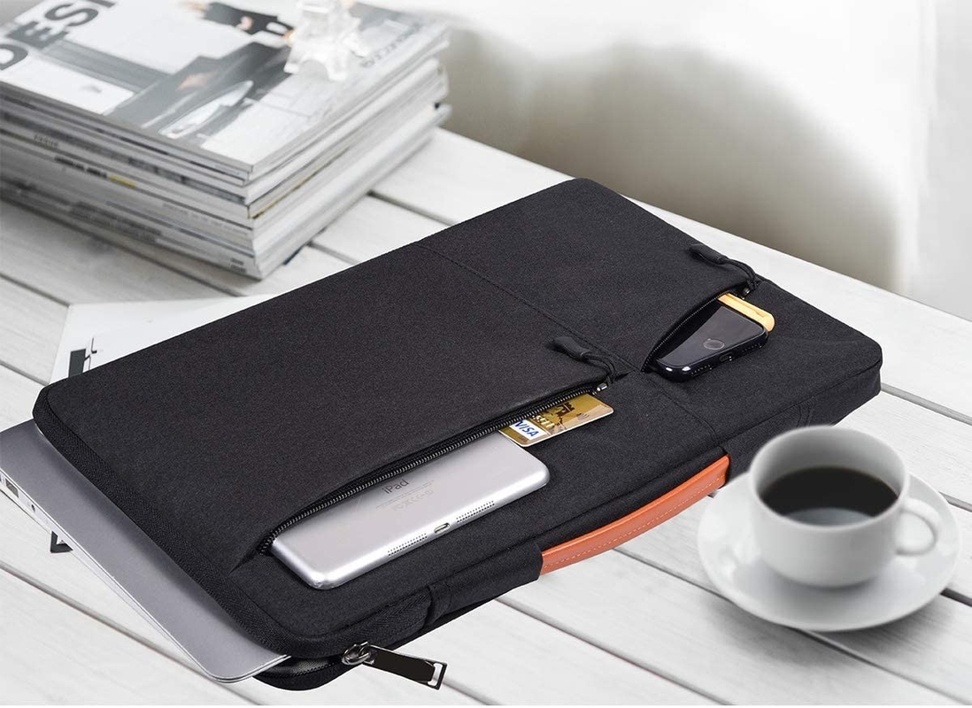 Hand Canvas Business Custom Laptop Tassen Tote Portemonnee 10 inch 11,6 inch 21 inch 22 inch