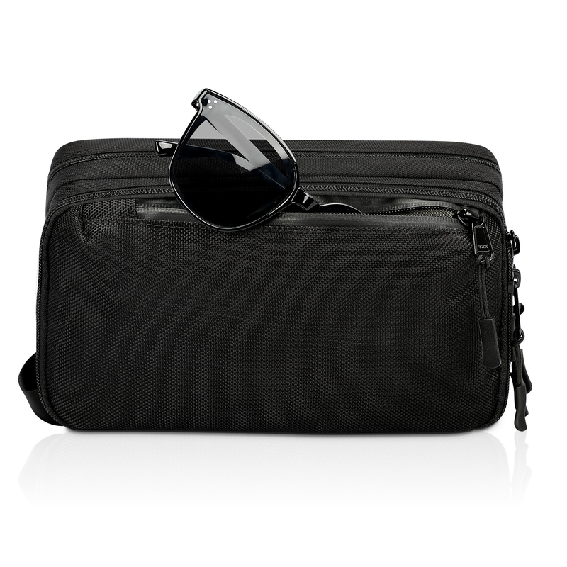 Reizing Custom Toiletry Bag Organisator Bag Eco Friendly Hanging Cosmetic Organizer 3 lagen