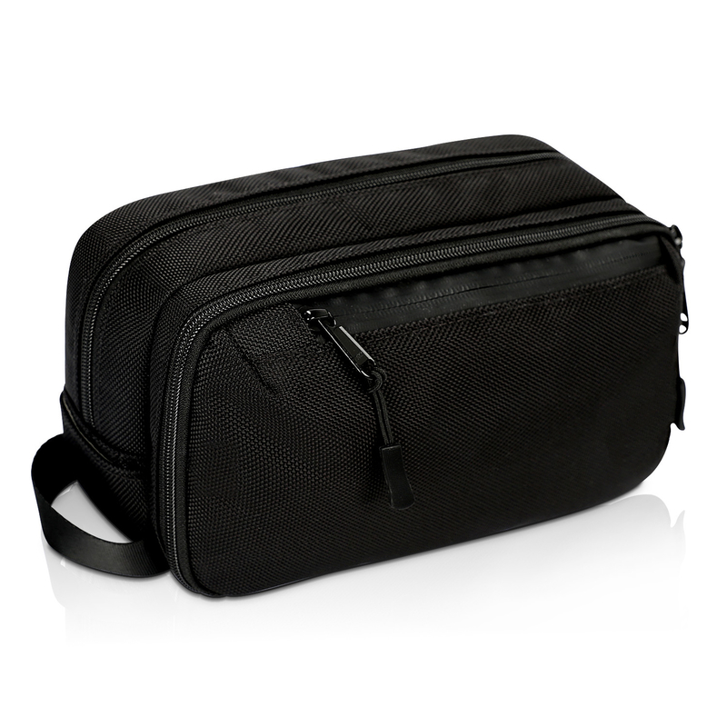 Reizing Custom Toiletry Bag Organisator Bag Eco Friendly Hanging Cosmetic Organizer 3 lagen