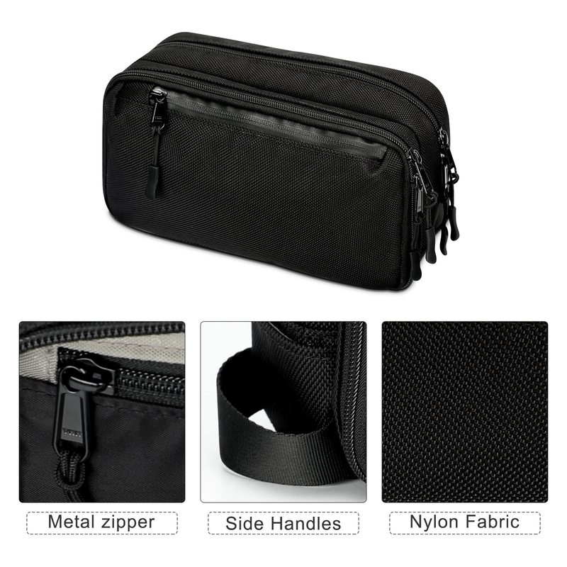 Reizing Custom Toiletry Bag Organisator Bag Eco Friendly Hanging Cosmetic Organizer 3 lagen