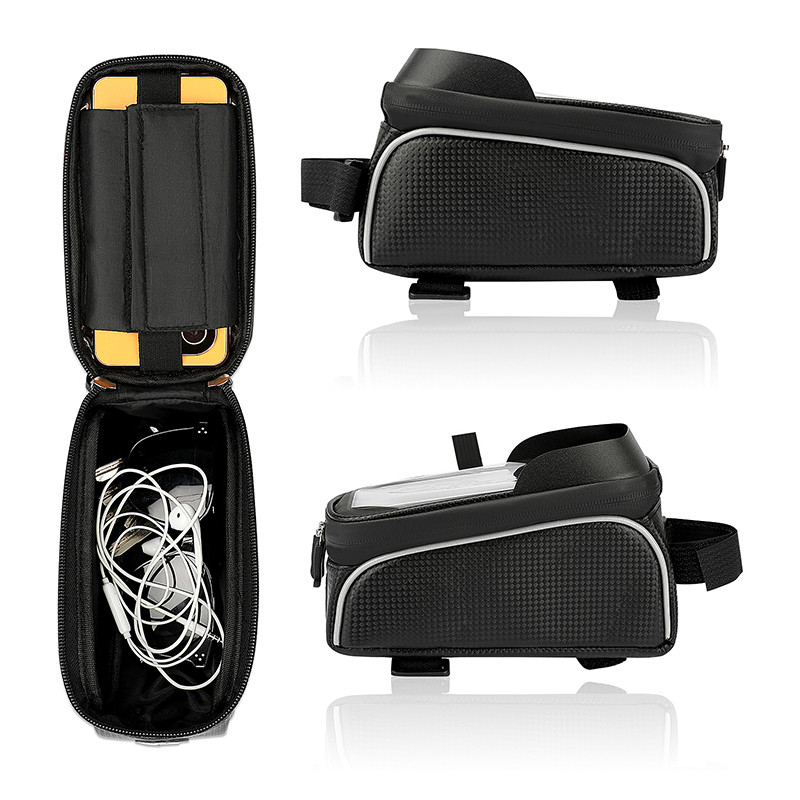 OEM of ODM waterdichte fiets telefoonzak Voorkoepel Fietszak zak 8x3x5 