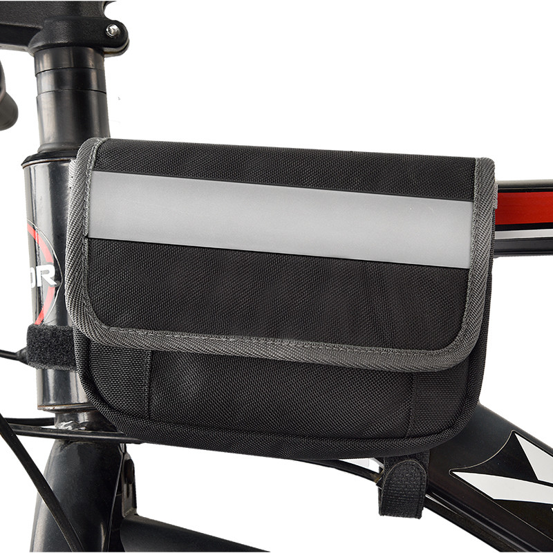 Grote telefoonfietszak OEM waterdicht Achterste onder de stoel Reflectieve bandzak voor fietsen 7X6X5