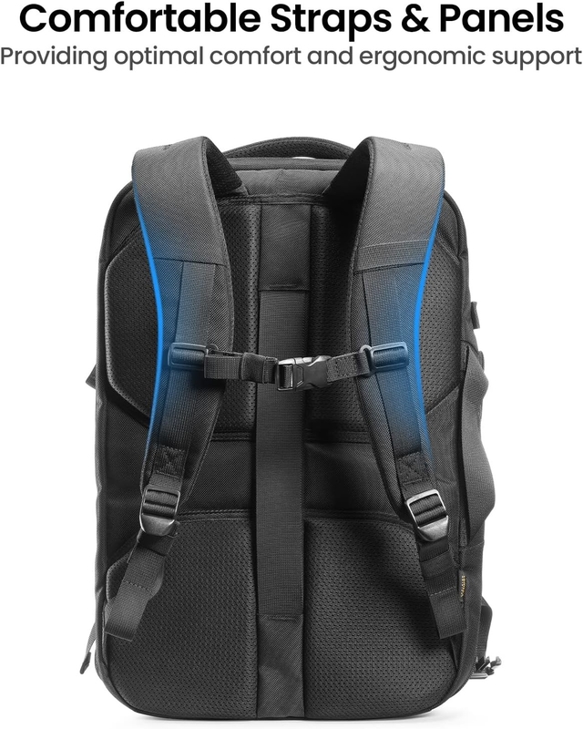 Vlucht goedgekeurd Carry On Travel Bag Custom Zwart Grote capaciteit Voor zakenreis
