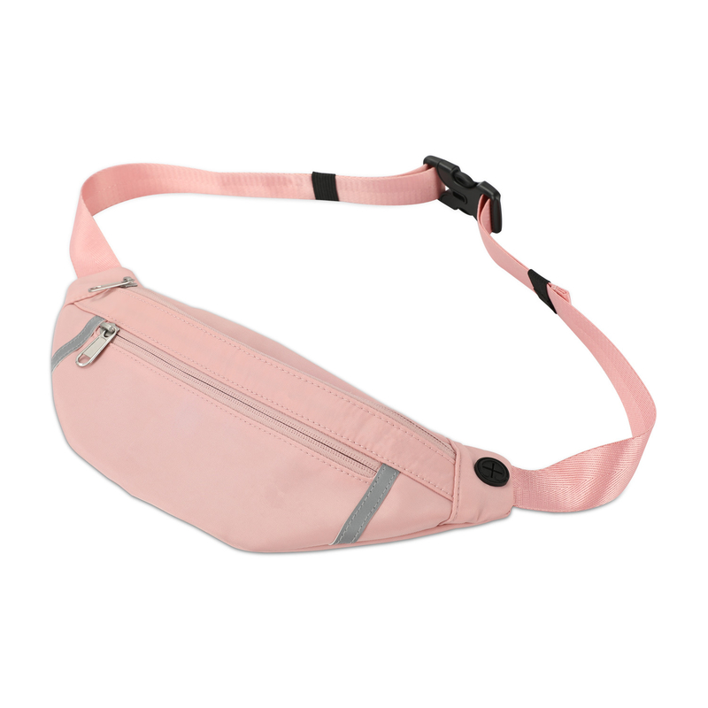 Schouderportemonnee Fanny Pink Custom Waist Bag Wandelen Crossbody Voor Vrouwen 12.8X9.6 