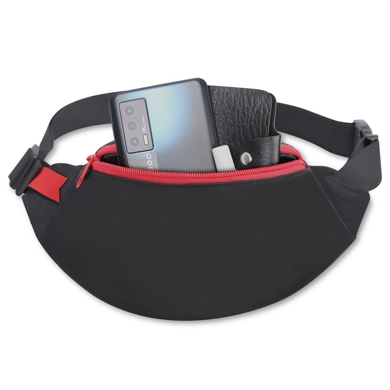 420d Nylon Waist Pocket Bag Phone Praktisch Voor Mannen Vrouwen Sport 26X8X12.5