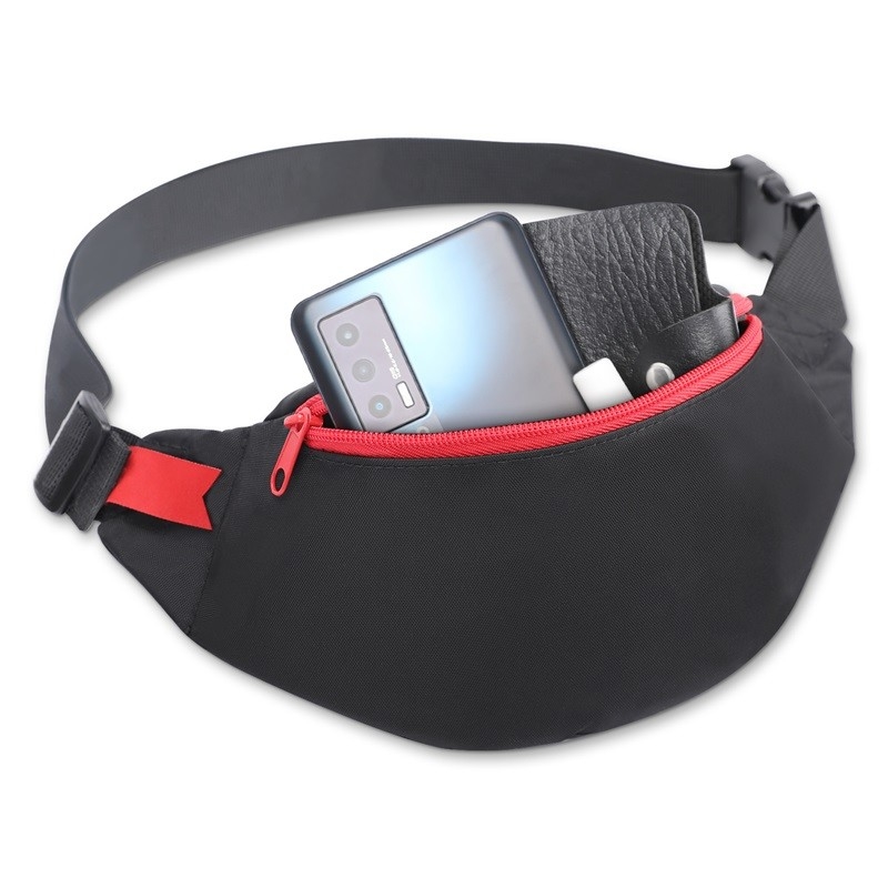420d Nylon Waist Pocket Bag Phone Praktisch Voor Mannen Vrouwen Sport 26X8X12.5