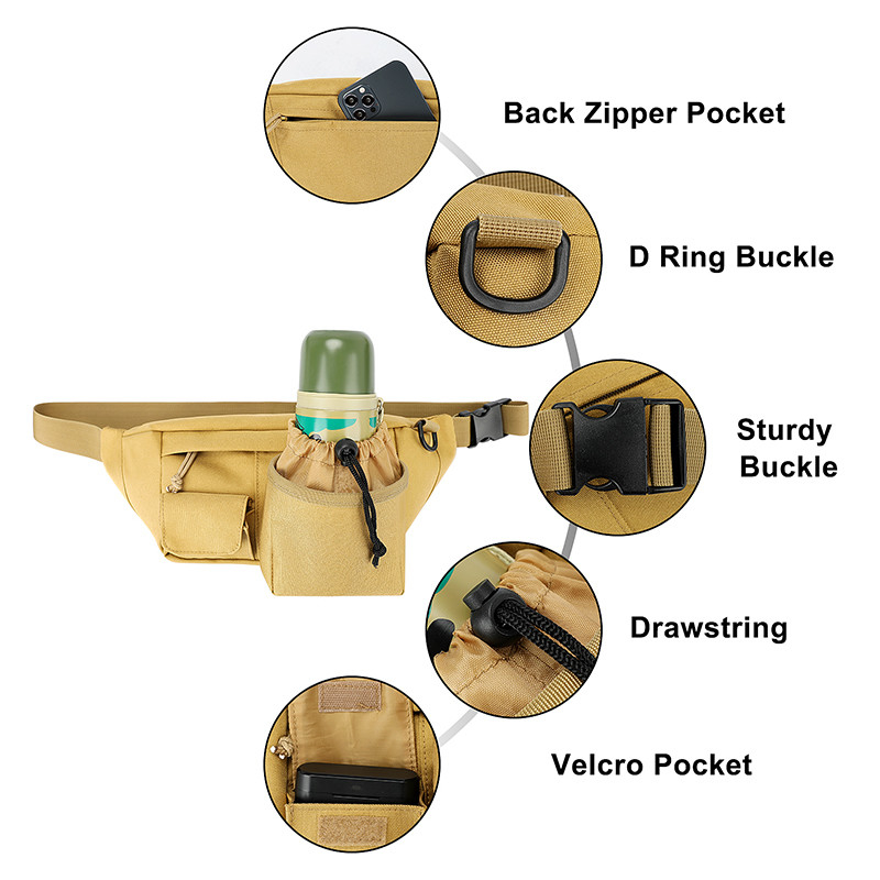 Gordel Sport Custom Waist Bag Cell Phone Kleine Fanny Pack Voor Het Lopen Boodschapper 14X6 
