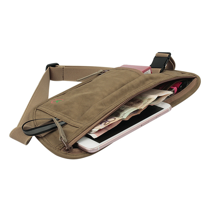 Gebruiksmiddelen Kleine hardlooptas Custom Waist Bag Bodypack Sports Slim Body 29X14CM