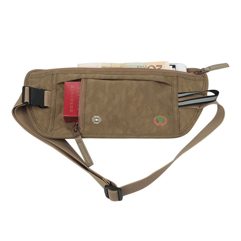 Gebruiksmiddelen Kleine hardlooptas Custom Waist Bag Bodypack Sports Slim Body 29X14CM