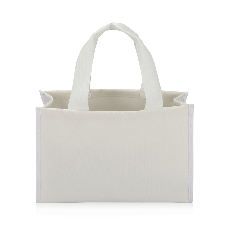 Canvas Tote Bag Custom Shopping Bags Retail Heavy Duty Dikke bodem 4x4x10