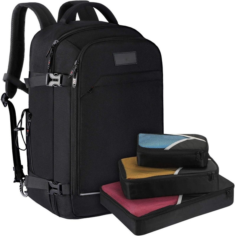 40L vluchtgoedgekeurde bagage draagbare waterbestendige weekendovernachtingszak voor 17 inch laptop