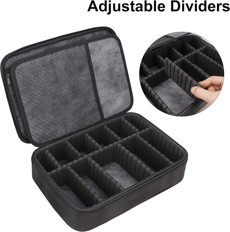 Zwart Kleur Grote opslagcapaciteit Waterdicht Custom Travel Smell Proof Bag Met slot