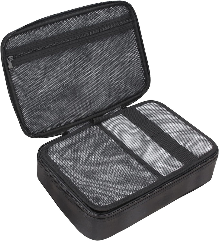 Zwart Kleur Grote opslagcapaciteit Waterdicht Custom Travel Smell Proof Bag Met slot