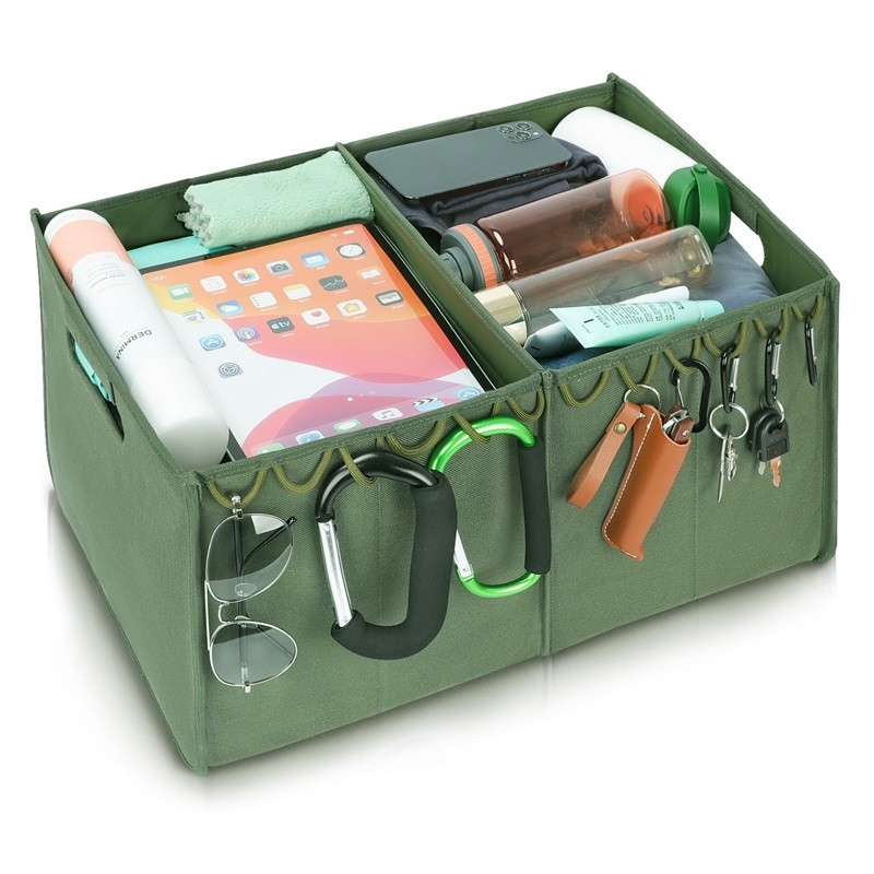 Opvouwbare kofferbak, kofferbak voor SUV's, twee compartimenten, opvouwbaar, 36x4x9