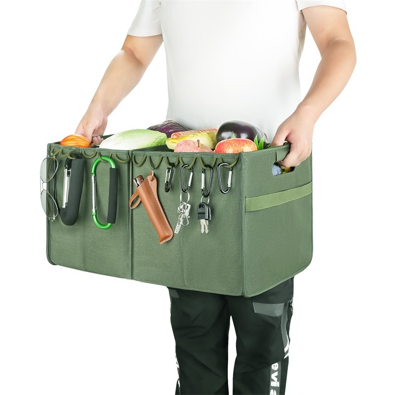 Opvouwbare kofferbak, kofferbak voor SUV's, twee compartimenten, opvouwbaar, 36x4x9
