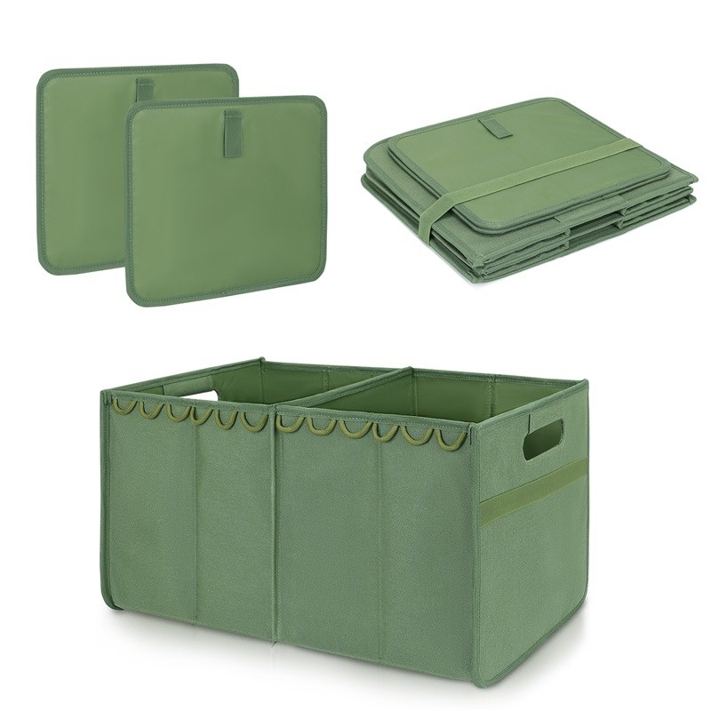 Opvouwbare kofferbak, kofferbak voor SUV's, twee compartimenten, opvouwbaar, 36x4x9