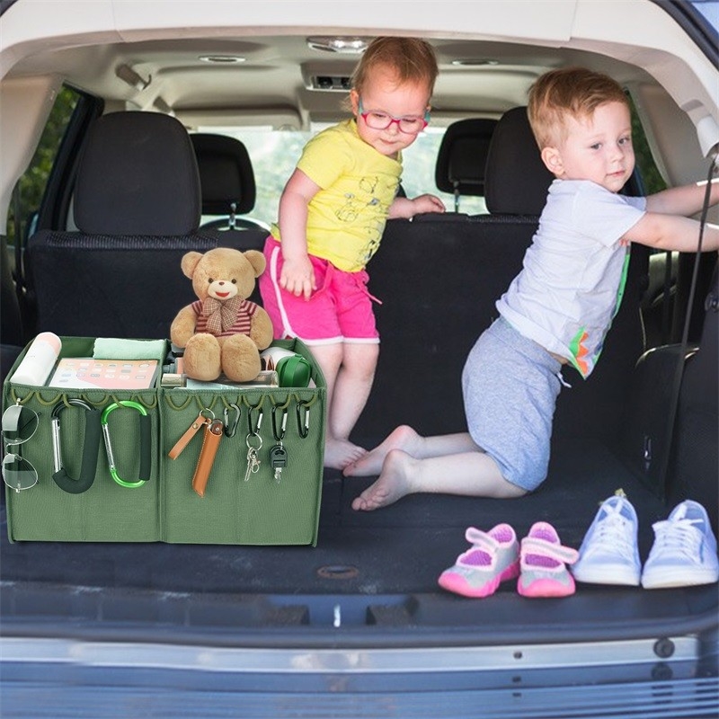 Opvouwbare kofferbak, kofferbak voor SUV's, twee compartimenten, opvouwbaar, 36x4x9
