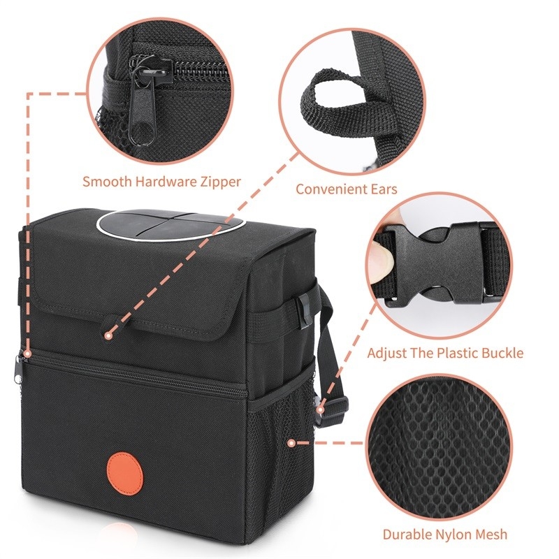 Auto hangende opslagzak organisator lekbestendig interieur auto vuilniszak vuilnis 9.5x5.5 