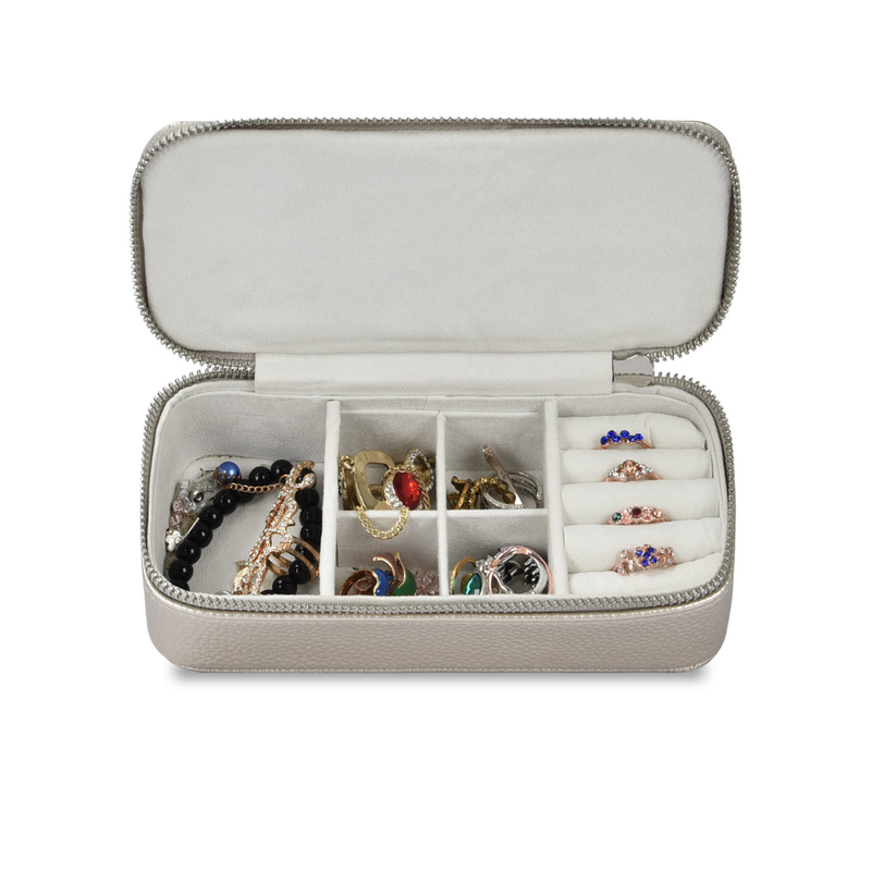 Make-up Juwelen Verpakkingszakken Doos PU Lederen Reis Draagbaar 7x3.15x1.97